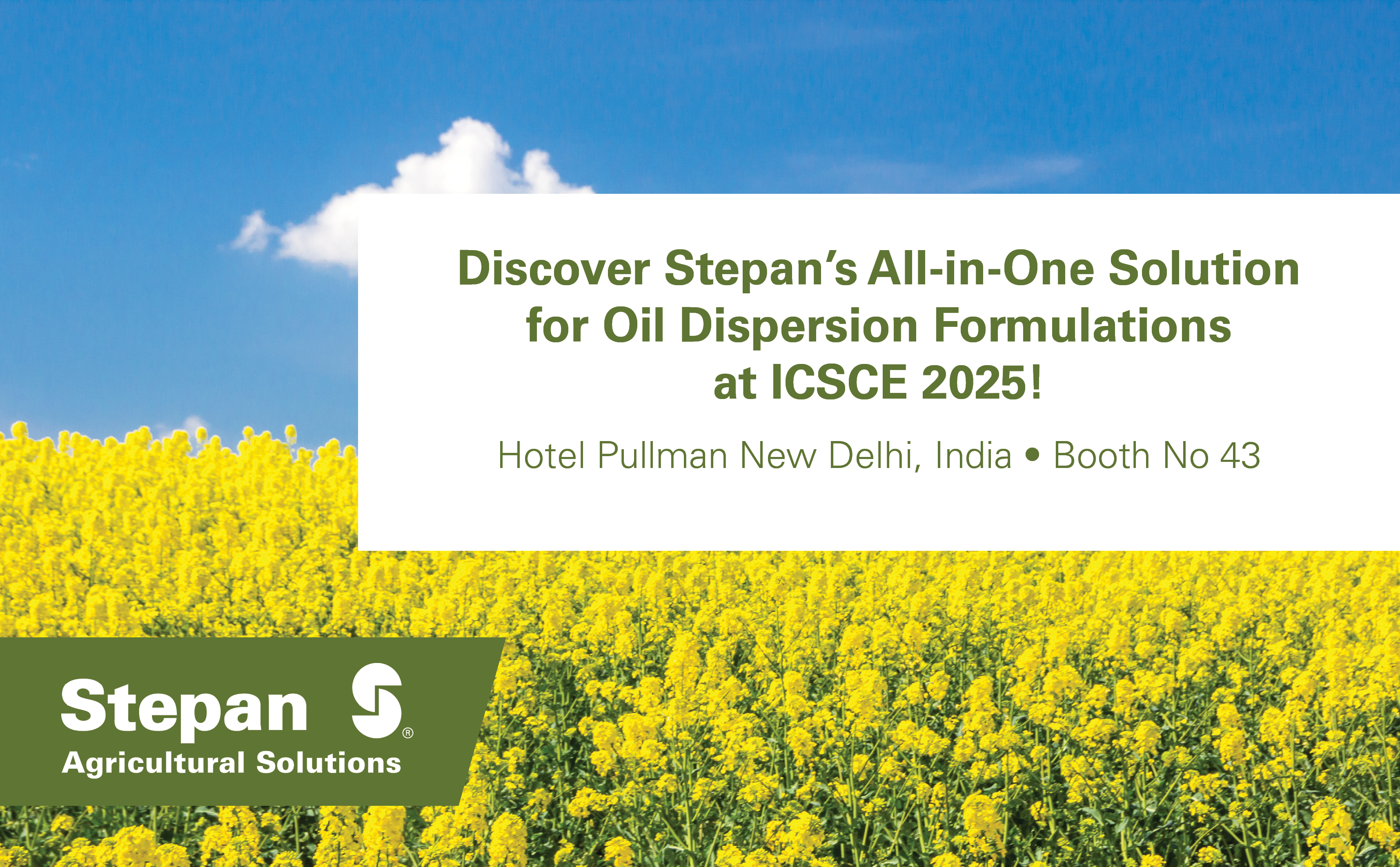 See What Stepan Agricultural Solutions Showcased at ICSCE 2025