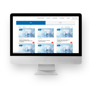News Page Screenshot-Website Redesign